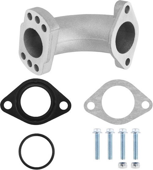 26mm Intake Manifold Carb Intake Pipe w/ Gaskets Fits 50cc-140cc Pit Bike ATV