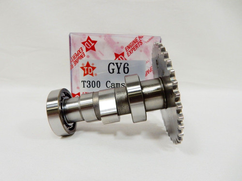 TAIDA PERFORMANCE GY6 MODEL T-300 CAMSHAFT (2V) HIGH REV *205cc - 232cc*