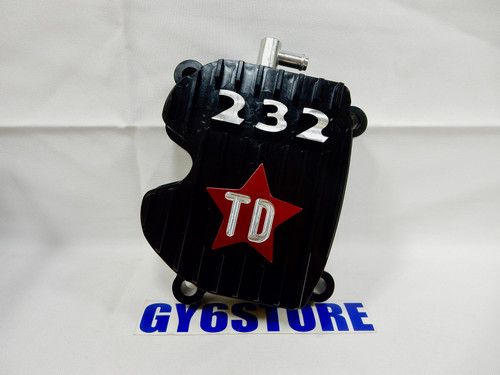 TAIDA ROCKER ARM / CAMSHAFT COVER FOR *4V GY6 TAIDA MOTORS* (232 LOGO) BLACK