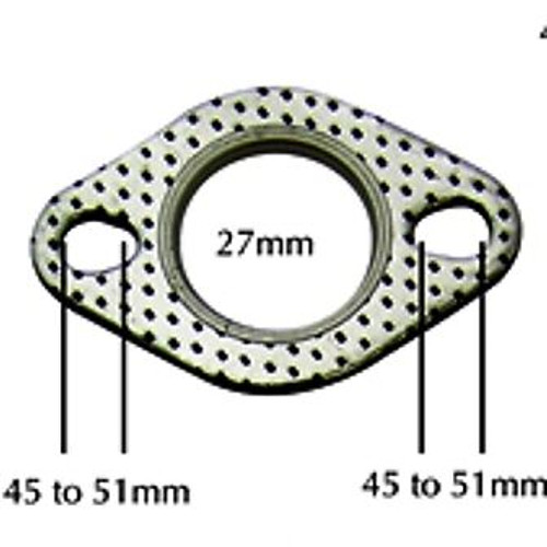 NCY STEEL EXHAUST GASKET FOR 150cc GY6 AND 50cc QMB139 MOTORS