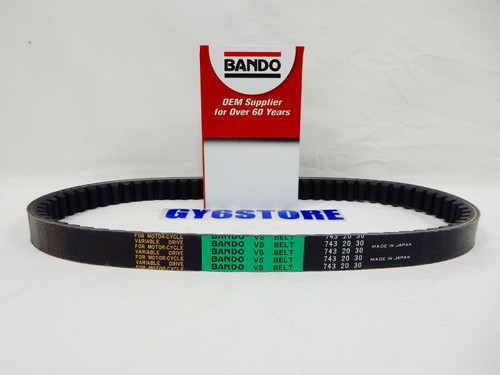 BANDO CVT DRIVE BELT 743-20-30 (FOR 150cc - 232cc GY6 MOTORS