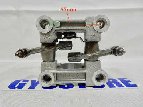 GY6 K-BLOCK CAMSHAFT ROCKER ARM ASSEMBLY 57mm STUD SPACING (NOT FOR B-BLOCK)