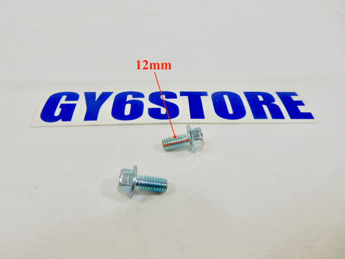 M6 / 6mm x 12mm FLANGE BOLTS *2 PACK* 