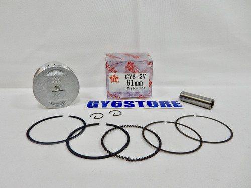 TAIDA 2V 172cc (61mm BORE) CAST PISTON & RINGS SET