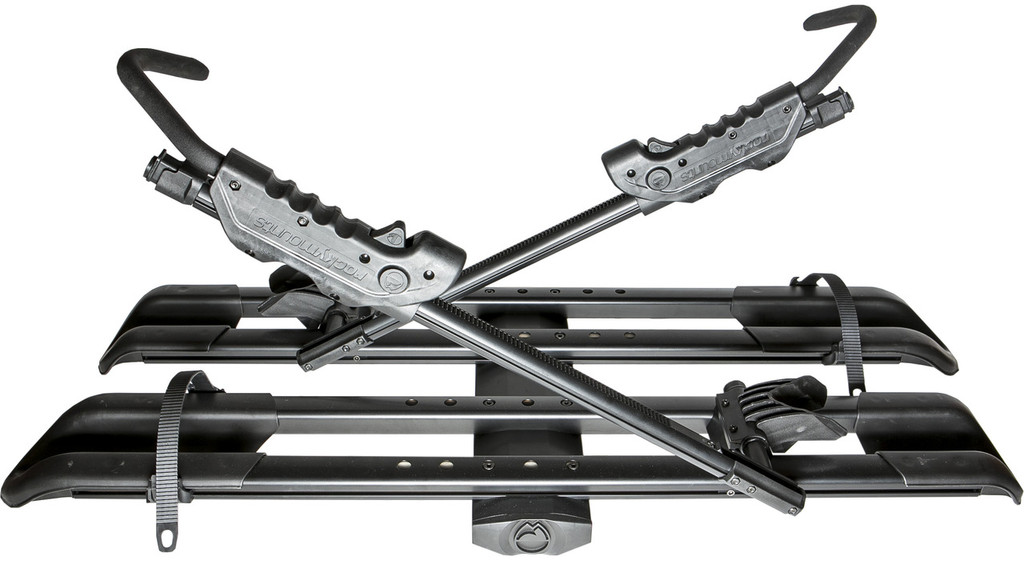 rockymounts split rail 2 bike platform hitch rack