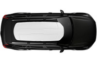 thule motion alpine xt white 6295 cargo box top view