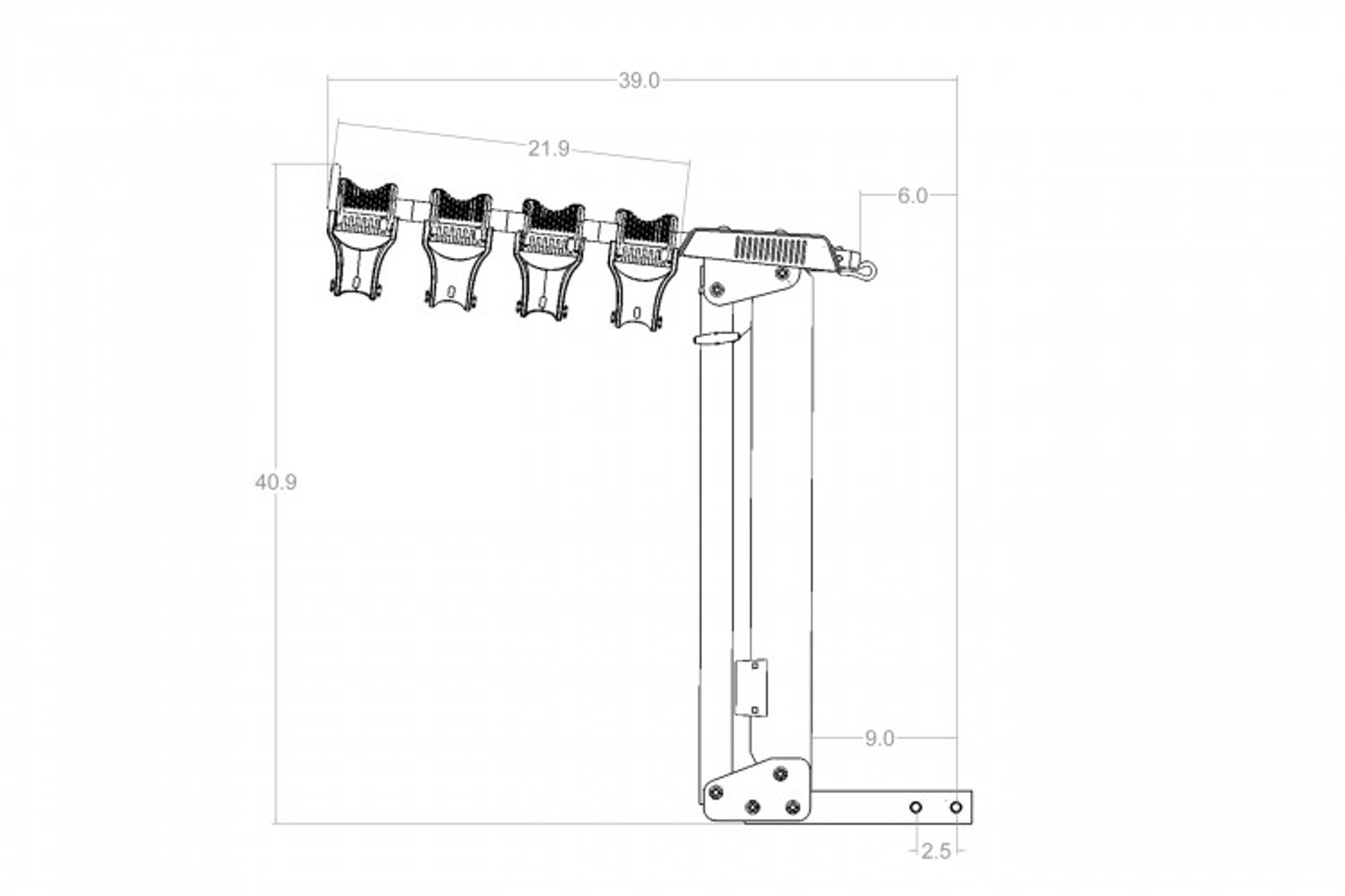 softride dura assist 4 bike rack