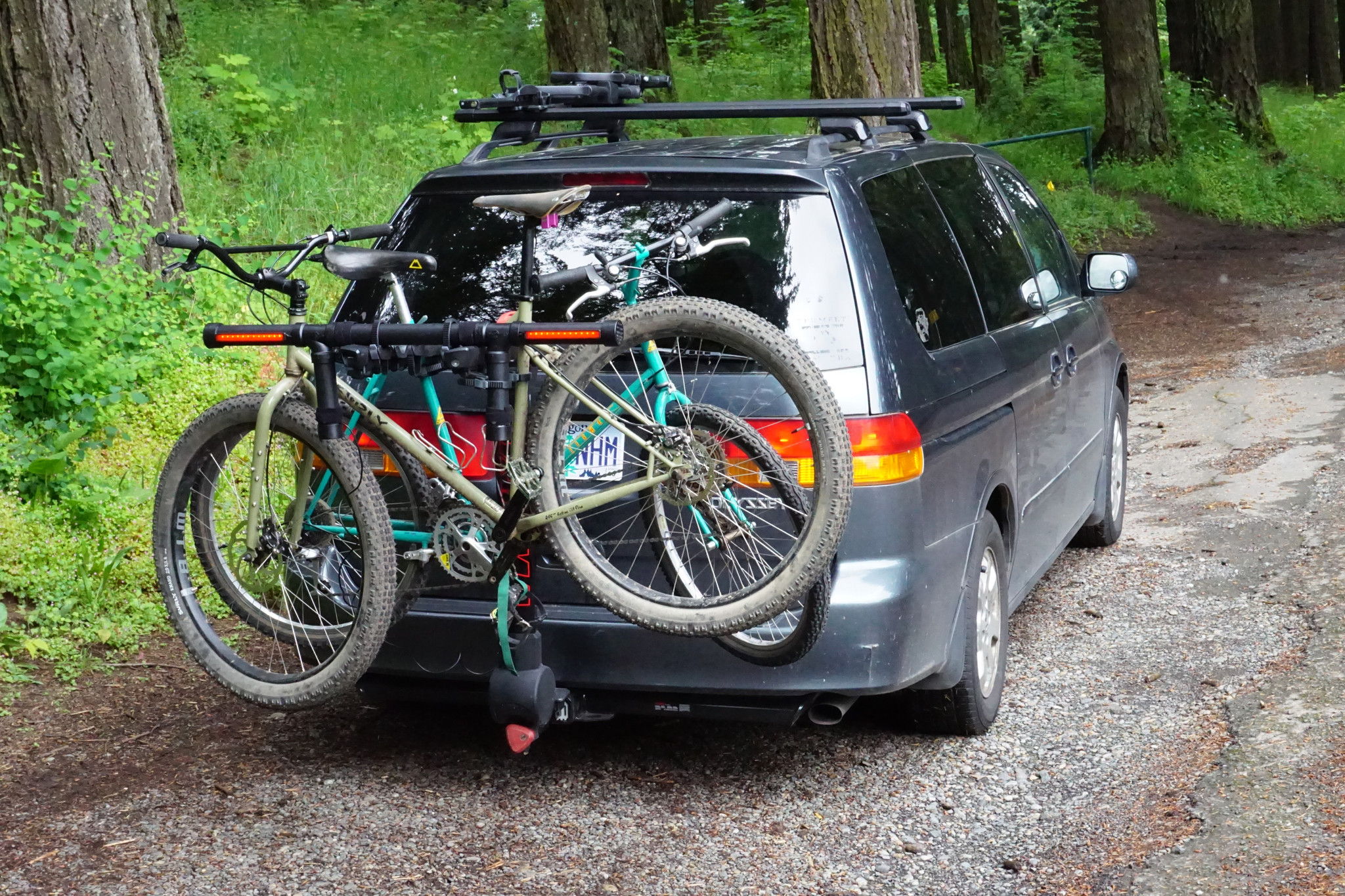 DIY Bike Rack Light Bar