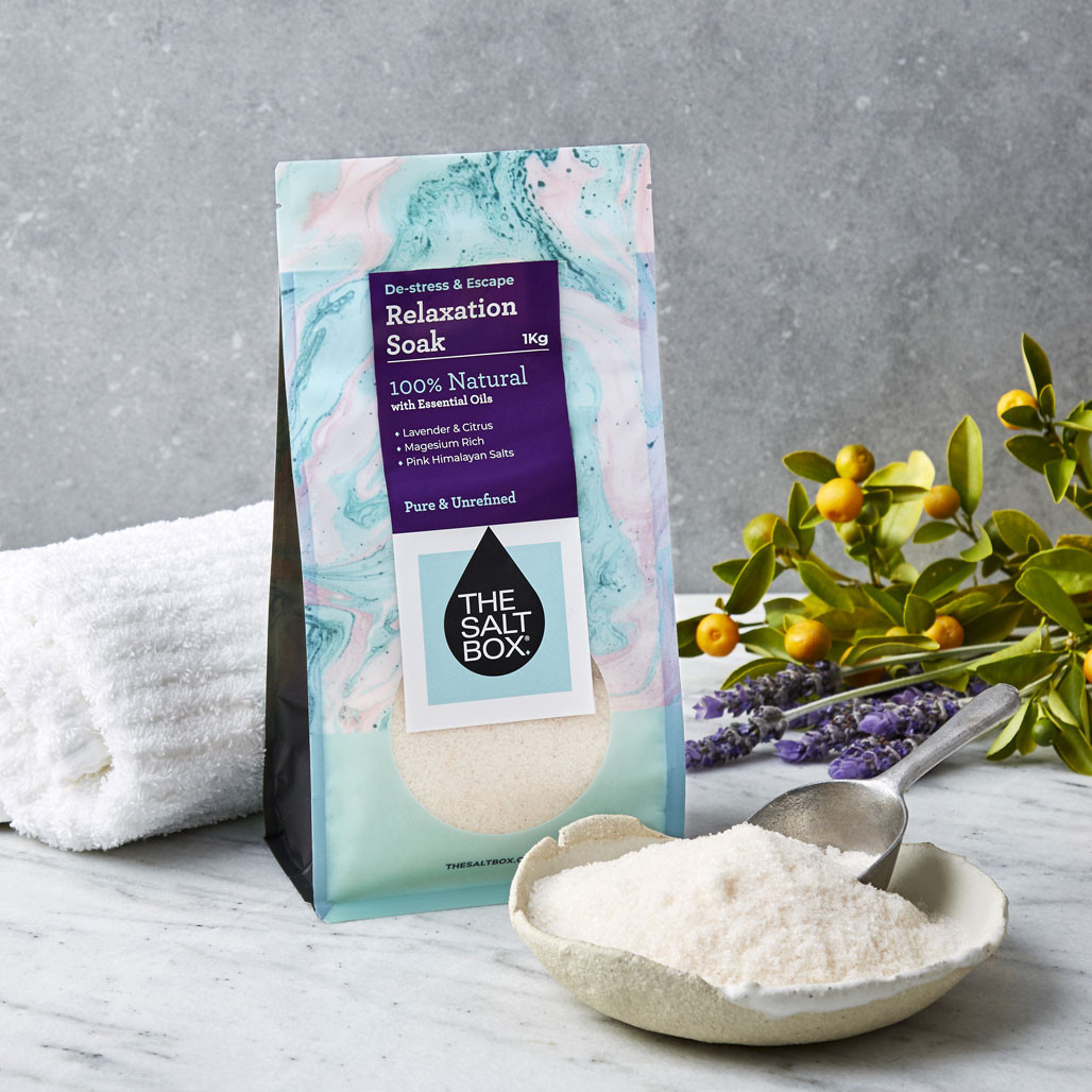 Relaxation Bath Salt Soak (1kg) | The Salt Box