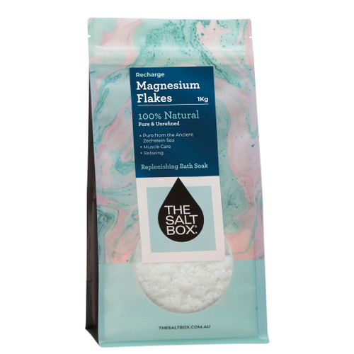 Zechstein Magnesium Chloride Flakes (1kg) The Salt Box