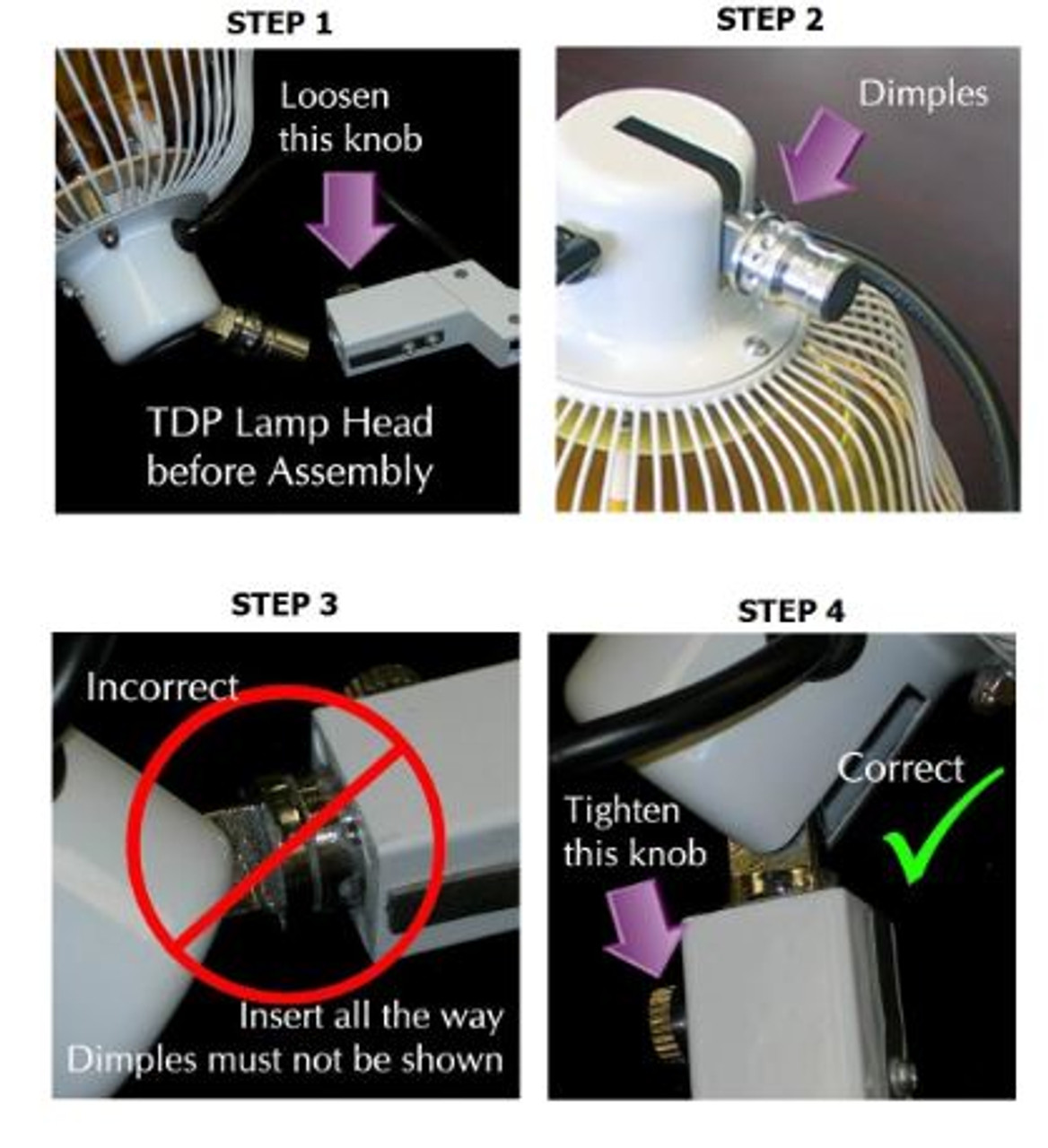 tdp lamp replacement head