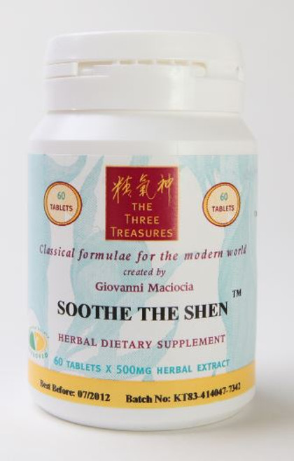 soothe the shen herbal tablets based on Gan Mai Da Zao Tang Glycyrrhiza-Triticum-Zizyphus Decoction