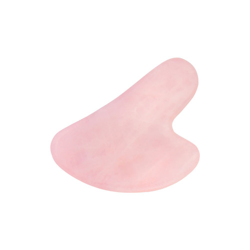 rose quartz heart shaped gua sha tool