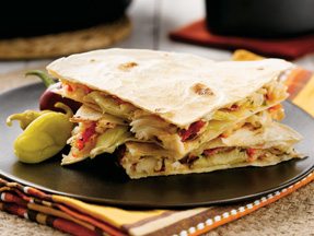 Alaska Crab and Artichoke Quesadilla