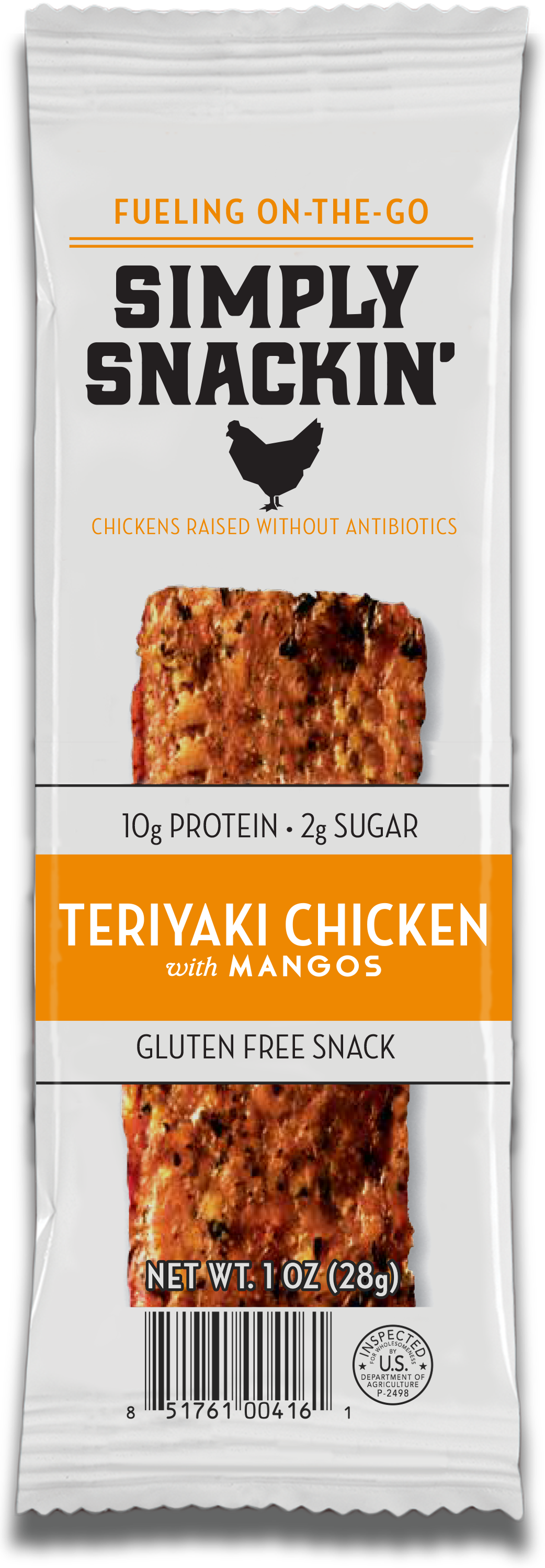 Teriyaki Chicken with Mangos snack