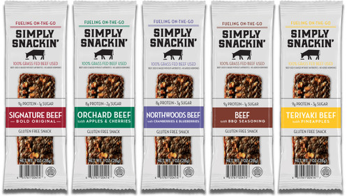 Assorted  100% Grass Fed Beef Snacks