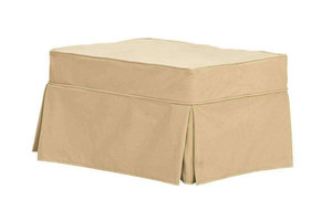 Erin Slipcover Ottoman