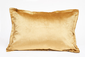 Plain Velvet Throw Pillow with Lip Flange Trim 16x24 Plain Velvet Throw Pillow with Lip Flange Trim 16x24