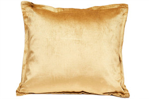 Plain Velvet Throw Pillow with Lip Flange Trim 24x24 Plain Velvet Throw Pillow with Lip Flange Trim 24x24