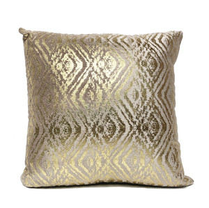 Chevron Foil Pattern Throw Pillow