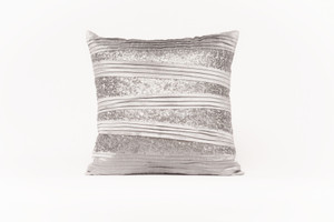 Alternate Pleated Throw Pillow with Sequins 18x18 Alternate Pleated Throw Pillow with Sequins 18x18