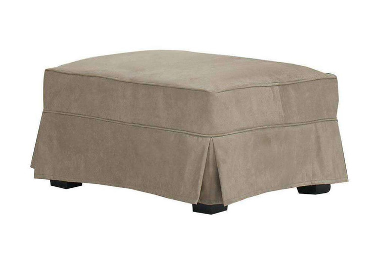 Stephanie Slipcover Ottoman