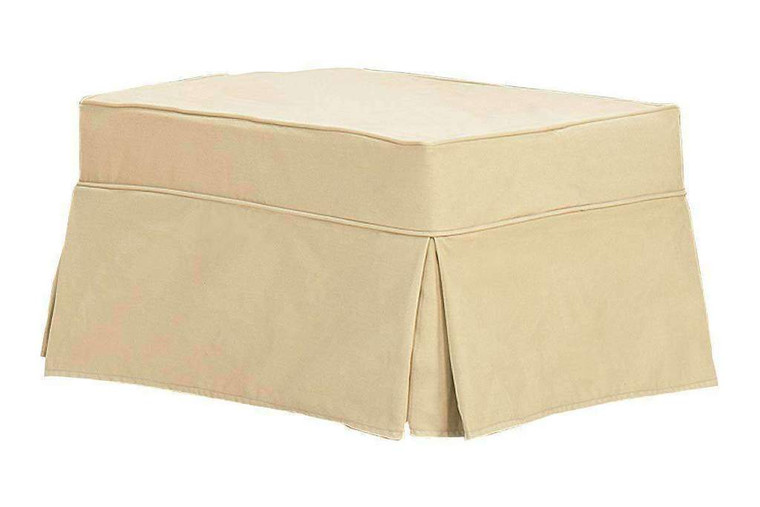 Becky Slipcover Ottoman