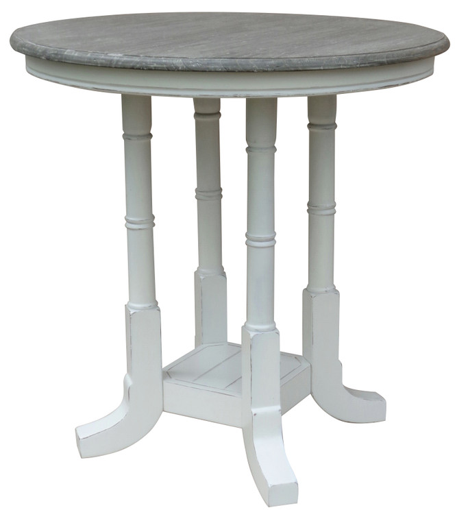 White Base with Riverwash Top
36" Height