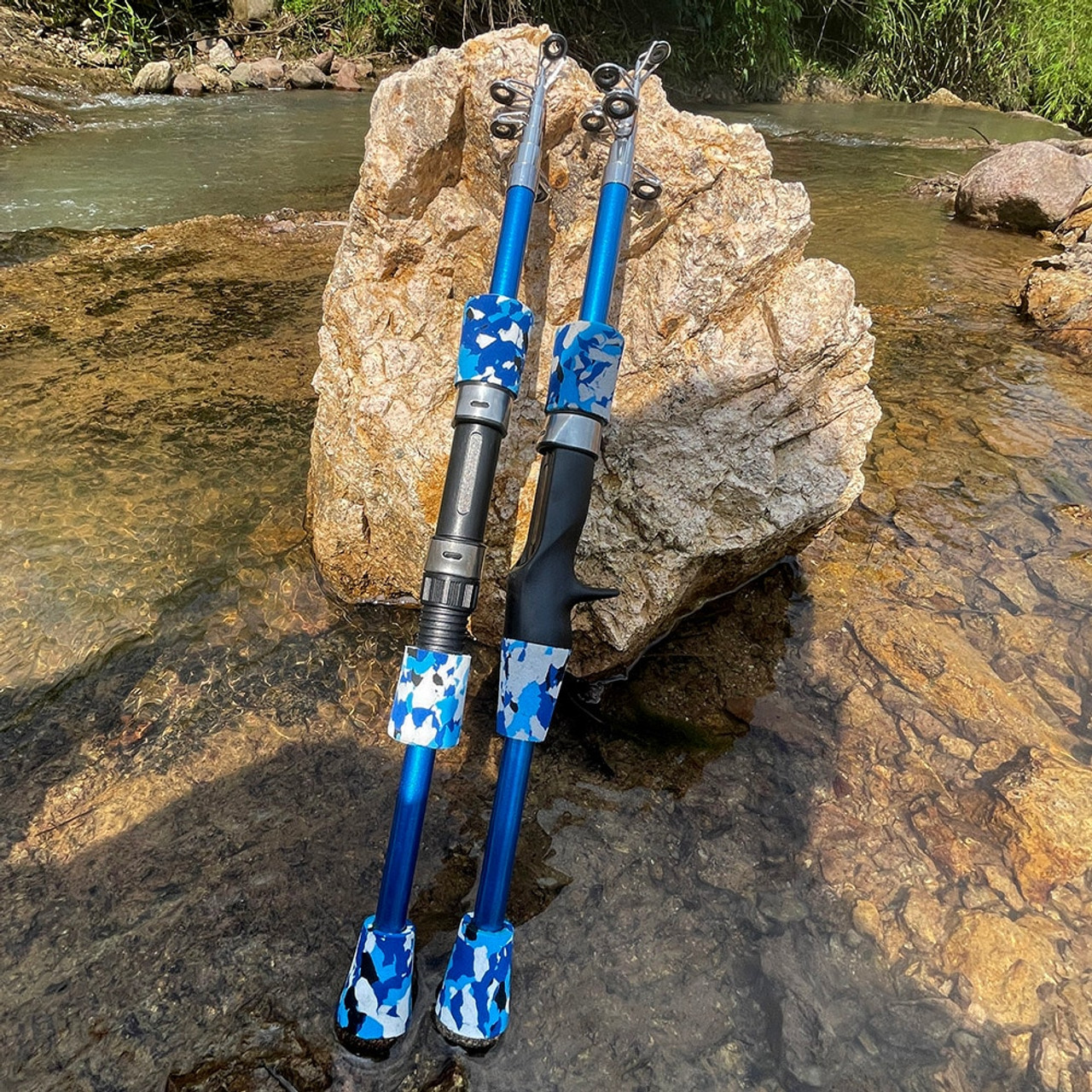 Telescopic Camouflage Fishing Rod