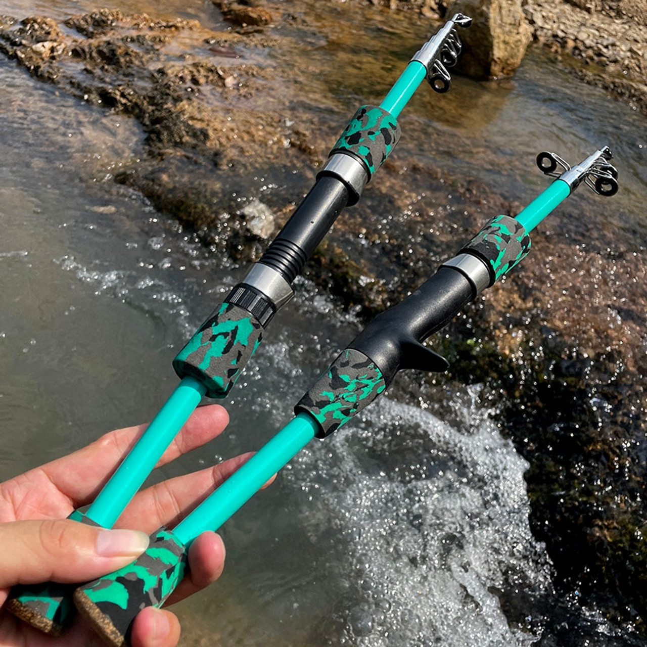 Telescopic camouflage Fishing Rod