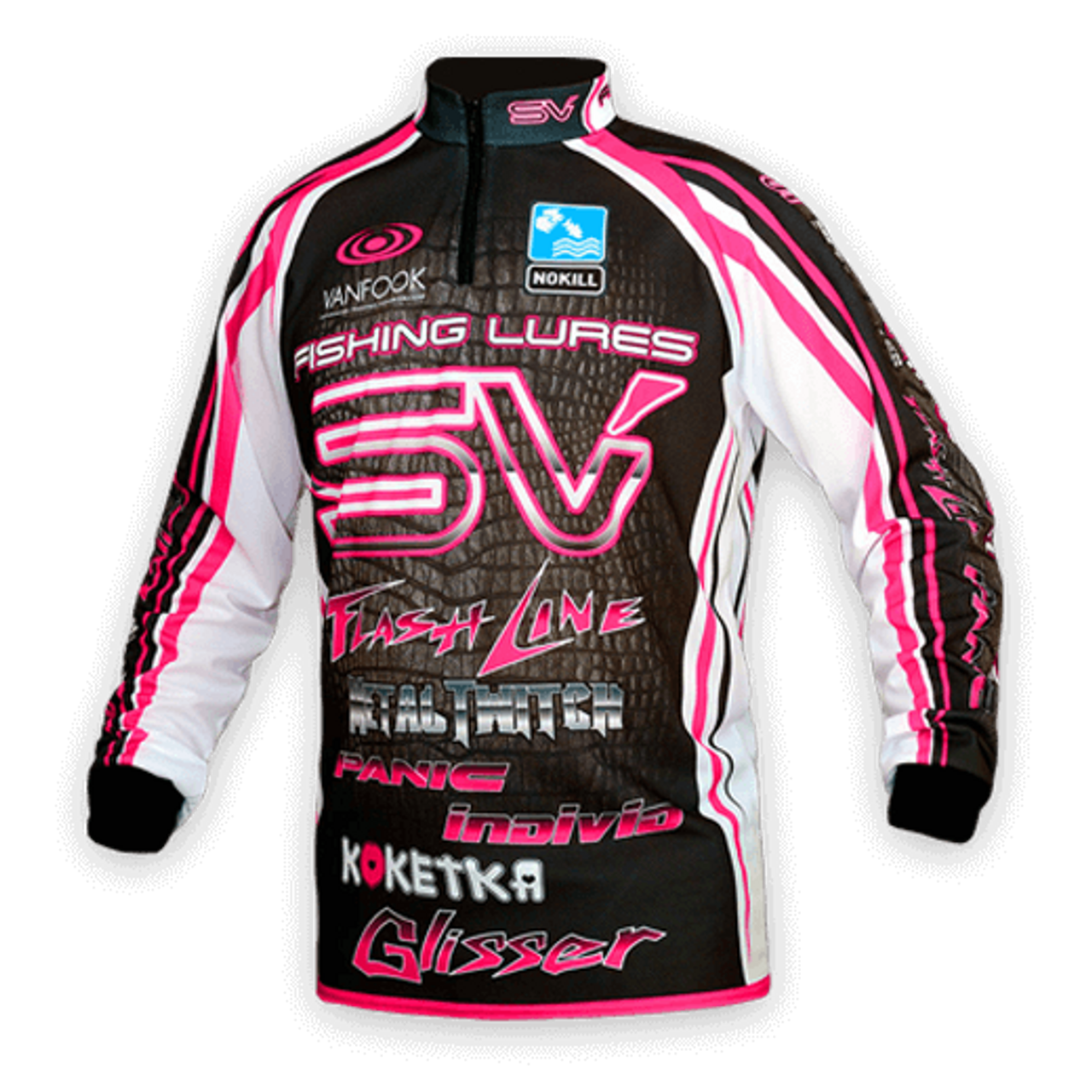 SV Fishing Black Classic Fishing Shirt