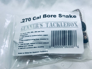 Gunners Tacklebox Bore Snake .270 Cal Gunners Tacklebox Bore Snake .270 Cal