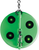 DIPSY DIVER MAGNUM Fluorescent Green/Chartreuse UV Chrome Bottom