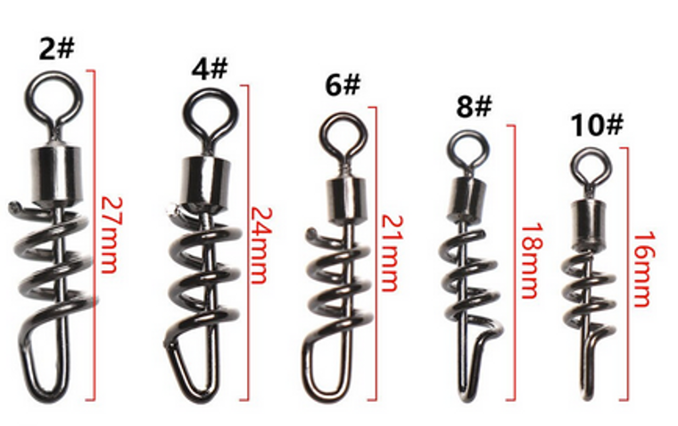 Gunners Terminal Tackle Spiral Swivels