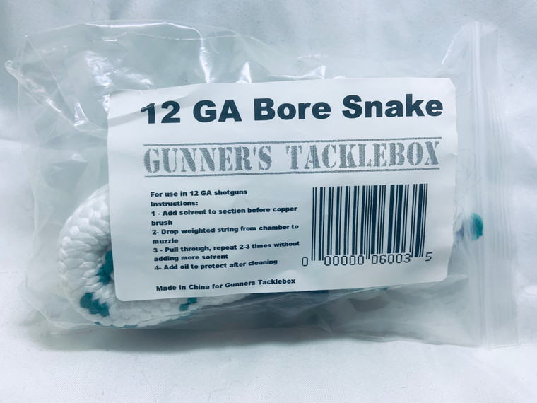 Gunners Tacklebox Bore Snake 12 Gauge