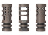 Various view angles of the Atlas Custom Works -14mm CCW Airsoft Muzzle Flash Hider in Black