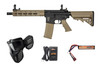 Specna Arms F03 FLEX Airsoft Rifle Starter Package – Black/Tan