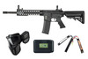 Specna Arms F02 FLEX GATE Airsoft Rifle Starter Package with Goggles, Battery, and Balance Charger – Black