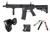 Specna Arms C19 CORE Daniel Defense Airsoft Rifle Starter Package with Goggles, Battery, and Charger – Black