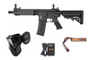 Specna Arms F01 FLEX Gate X-ASR Airsoft Starter Package with Goggles, Battery, and Charger – Black