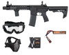 Specna Arms E07 EDGE Light Ops HAL ETU Starter Package with Goggles, Mesh Mask, 11.1V Battery, and Charger – Black