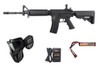 Specna Arms Gen 2 F12 FLEX Gate X-ASR airsoft starter package black with battery charger and JT Delta 3 goggle