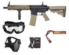 Specna Arms E19 EDGE Daniel Defense MK18 HAL ETU airsoft starter package chaos bronze with battery charger goggles and mesh mask