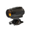 KS5 red dot optic with tall Picatinny rail mount - front view