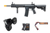 Lancer Tactical Gen 3 LT M4 EVO RIS AEG starter package black with goggle battery and charger