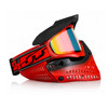JT Spectra Proflex ICE Tequila Sunrise paintball mask with Lava Prizm lens with visor right side