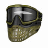 JT Spectra Proflex LE Marble Paintball Mask in SandBagger Olive with clear thermal lens