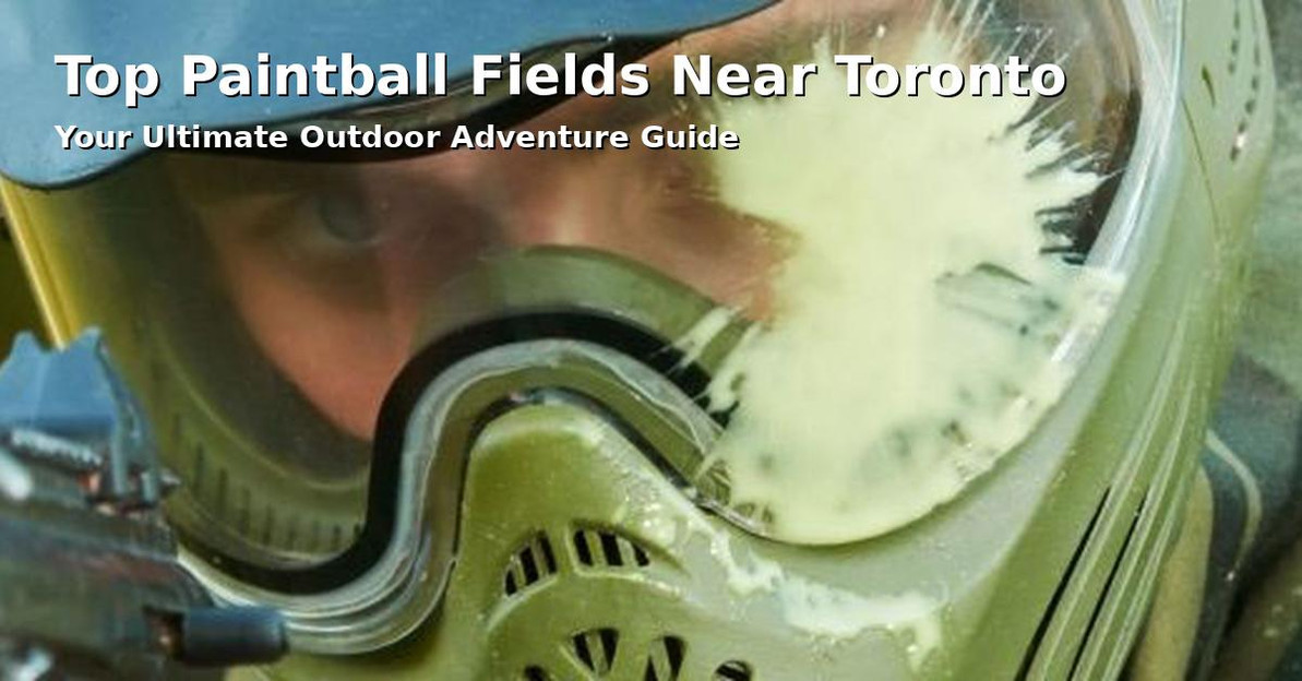 Top Paintball Fields in Toronto: Where to Play for the Ultimate Adrenaline Rush