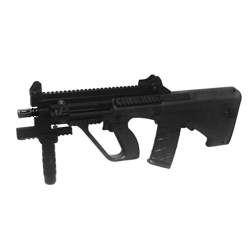 STEYR AUG A3 XS Commando Black Airsoft Gun | Badlands