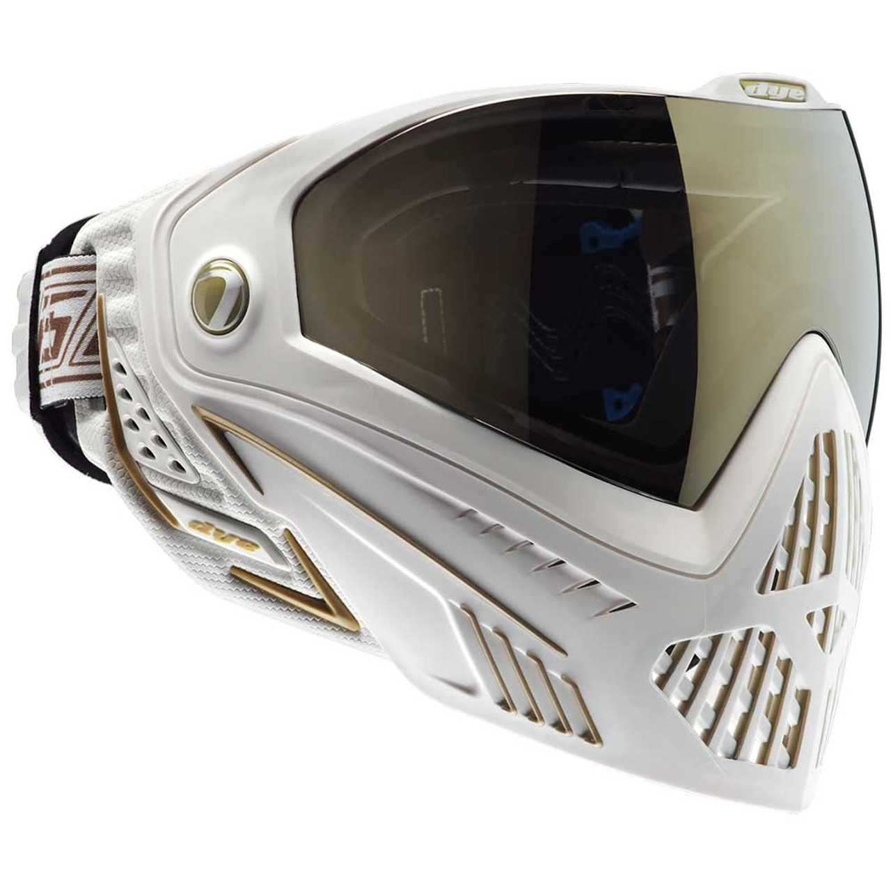 DYE i5 Paintball Mask Thermal White/Gold | Badlands
